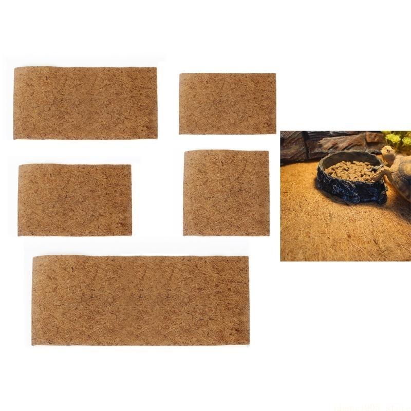 Substrate Coconut Fiber - QX2E สัตว์เลื้อยคลานผ้าปูที่นอนสำหรับ Terrariums กันน้ำ CoconutFiber พรม