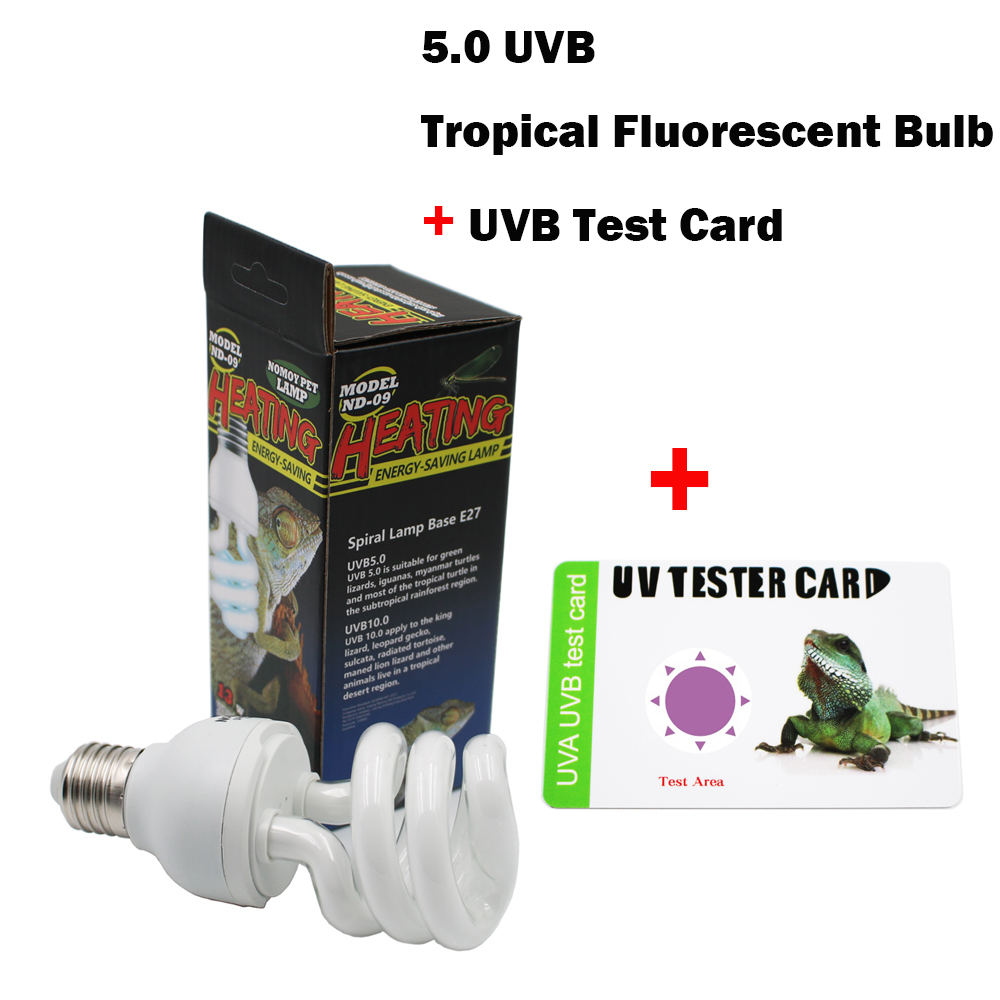 Calcium Powder Reptile - สัตว์เลื้อยคลาน 5.0 UVB หลอดไฟ 13W 110/220V
