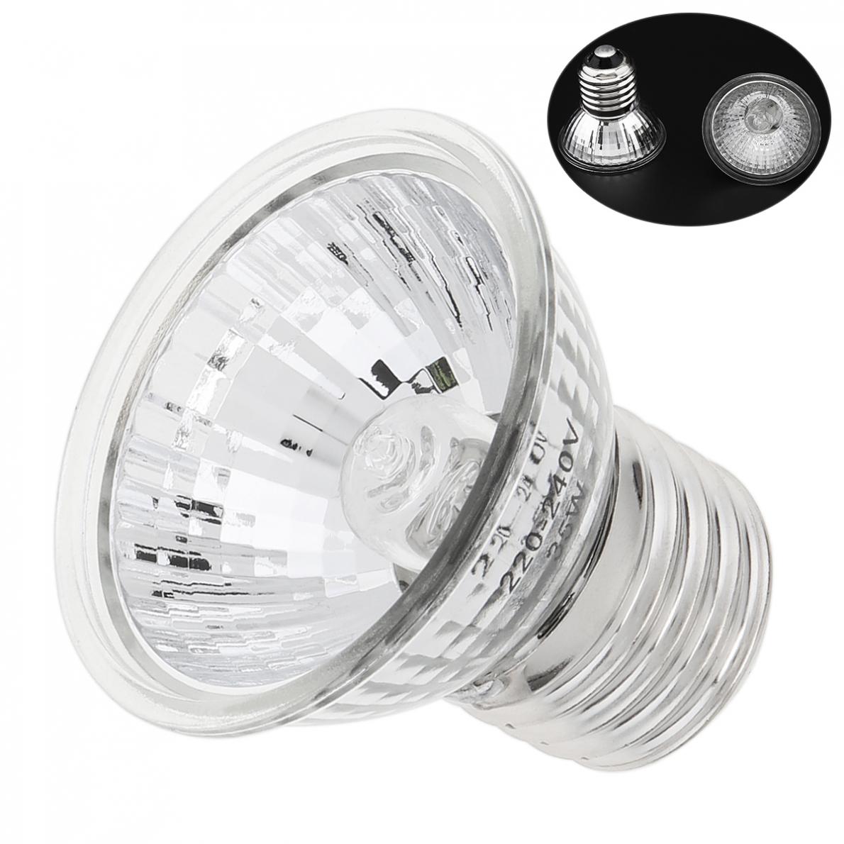 Basking Bulb Halogen - หลอดฮาโลเจน 25/50/75W สัตว์เลื้อยคลานหลอดไฟเต่า Basking UV หลอดไฟโคมไฟความร้อน