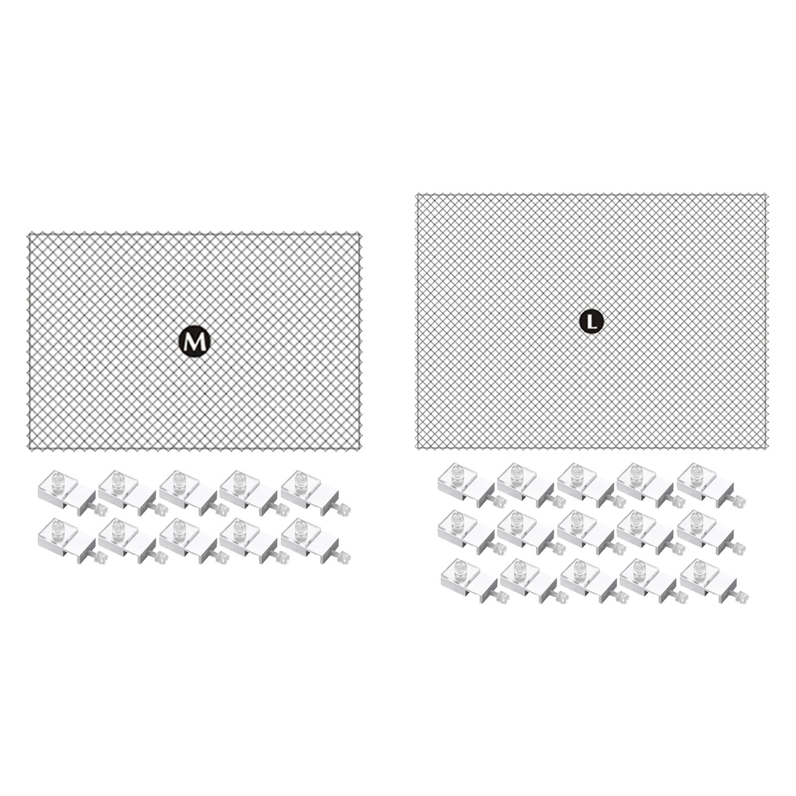Screen Top Mesh - ตาข่ายกั้นตู้ปลาแบบโปร่งแสง ป้องกันปลาหนีออกจากตู้ปลา ป้องกันปลากระโดด
