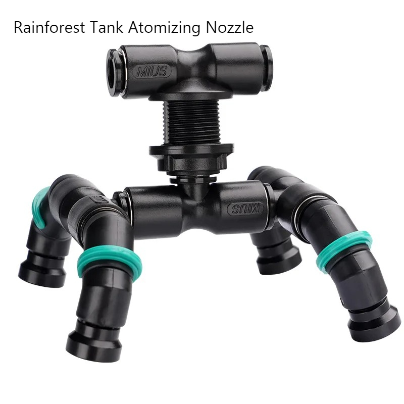 Misting Nozzle Reptile - หัวฉีดพ่นหมอกปรับระดับได้สำหรับสัตว์เลื้อยคลาน ใช้ในตู้เลี้ยงสัตว์ ให้ความเย็นแบบฝนตก