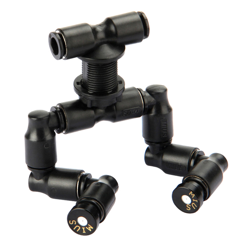 Misting Nozzle Reptile - 360 ° เครื่องพ่นหมอกแบบปรับได้สำหรับตู้ปลาและตู้เลี้ยงสัตว์เลื้อยคลาน หัวฉีดคู่