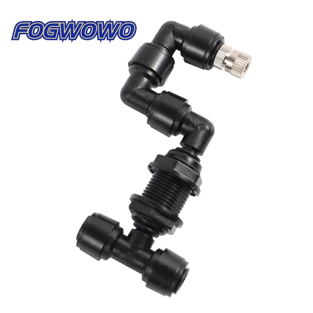 Misting Nozzle Reptile - Mini Greenhouse Mistingหัวฉีดชุดสัตว์เลื้อยคลานRainforestถังAquarium Fogger Sprayer 360