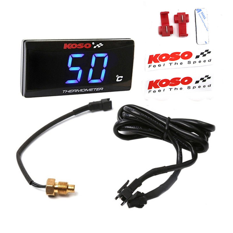 Digital Hygrometer Probe - รถจักรยานยนต์รอบอุณหภูมิรถจักรยานยนต์อุณหภูมิน้ำดิจิตอลเครื่องวัดอุณหภูมิเซนเซอร์ Sensor Adapter