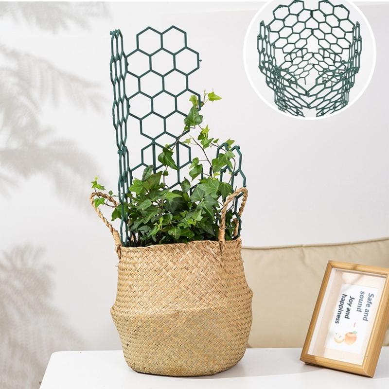 Vine Climbing Plastic - โครงตาข่ายปลูกต้นไม้แบบรังผึ้ง 1/5 ชิ้น ดีไซน์ใหม่ สำหรับปลูกในร่มและกลางแจ้ง ใช้สำหรับพืชเลื้อย