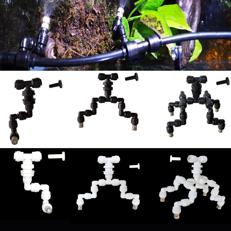 Misting Nozzle Reptile - Nebulizer Mist Sprinkler หัวฉีดสําหรับสัตว์เลี้ยงสัตว์เลื้อยคลานสัตว์ Cooling 360