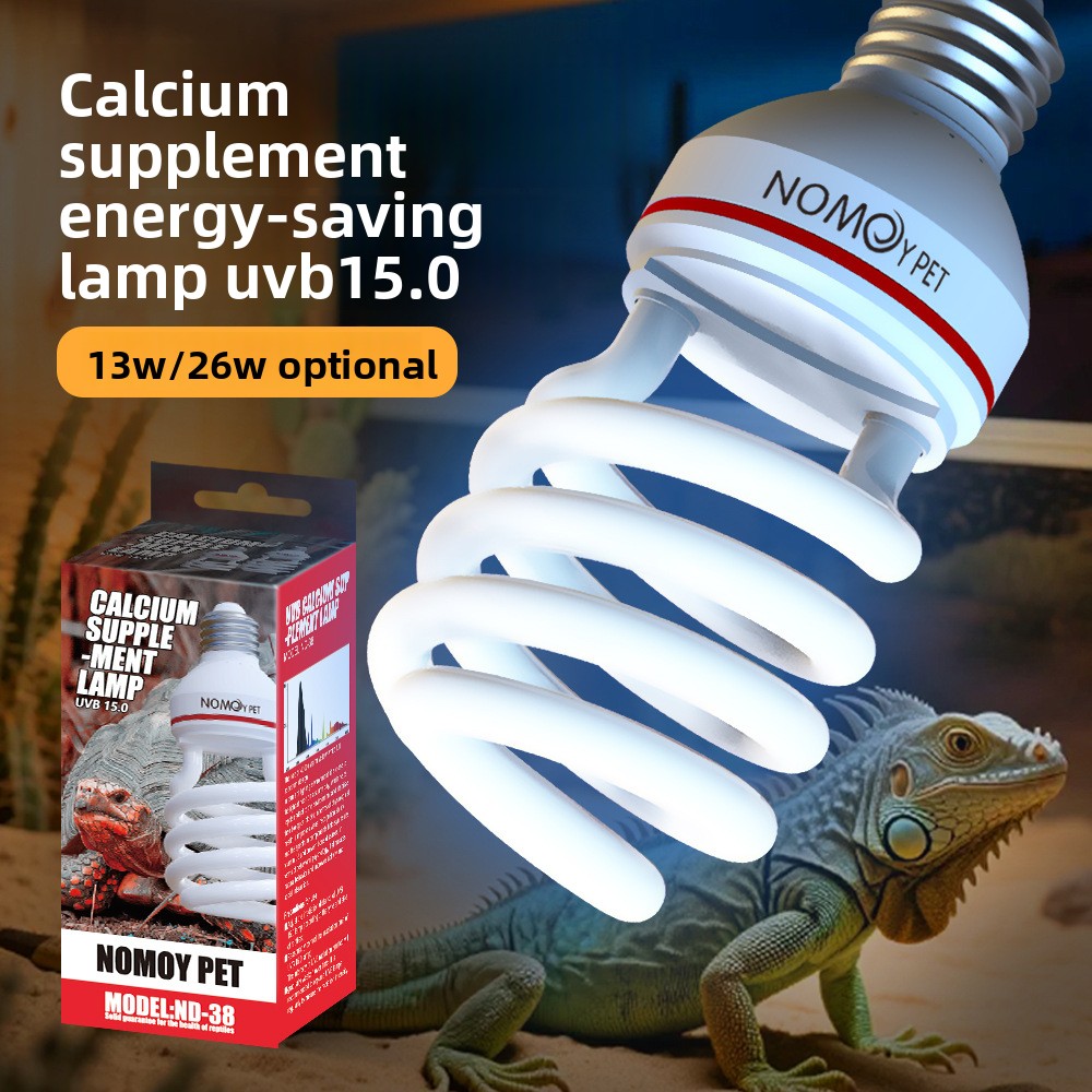 Vitamin D3 Reptile - หลอดไฟ NOMOY Reptile UVB 15.0 -