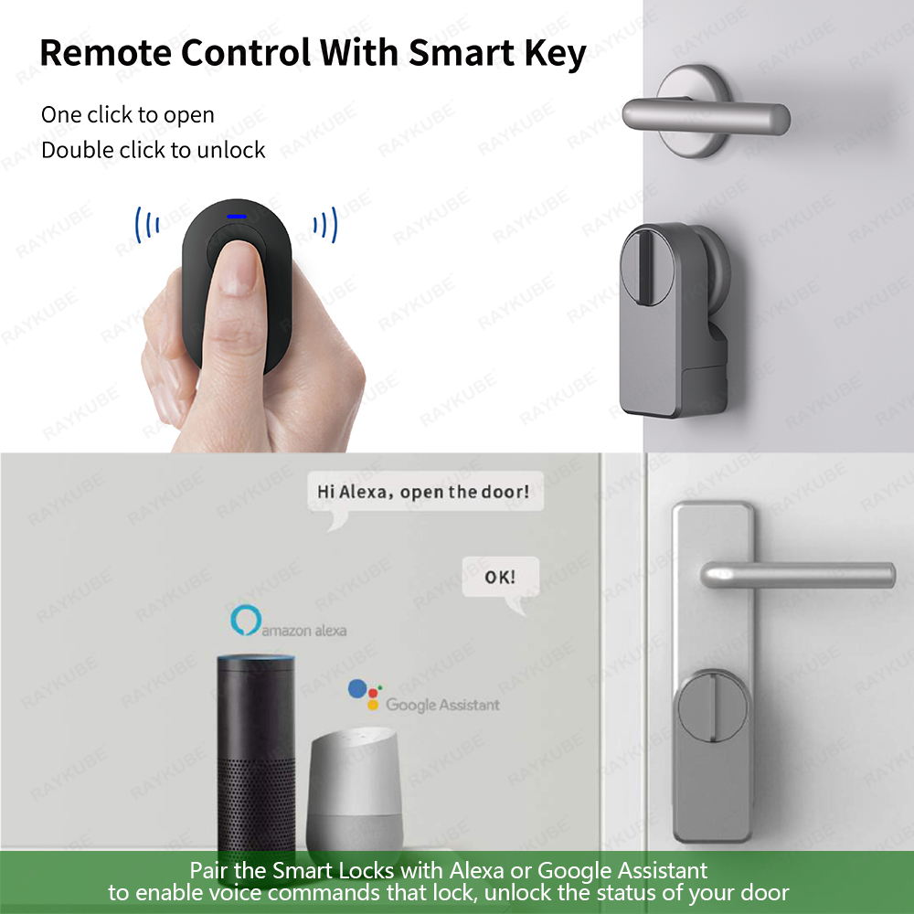 ชุดล็อคประตูอัจฉริยะ RAYKUBE A - Glass Door Hinge บทวิจารณ์และราคา