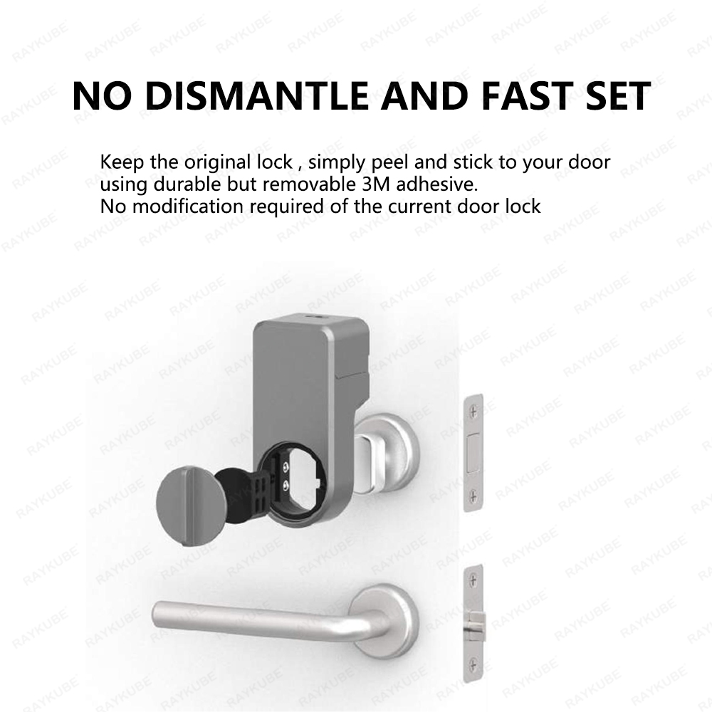 ชุดล็อคประตูอัจฉริยะ RAYKUBE A - Glass Door Hinge บทวิจารณ์และราคา