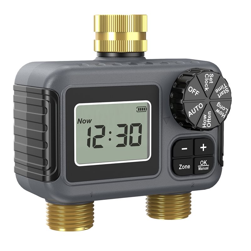 AY14 - ตัวตั้งเวลาการรดน้ำอัตโ - Timer Dual Outlet บทวิจารณ์และราคา