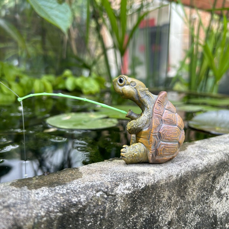 ของตกแต่งตู้ปลา รูปเต่า ตกแต่ง - Water Dish Reptile บทวิจารณ์และราคา