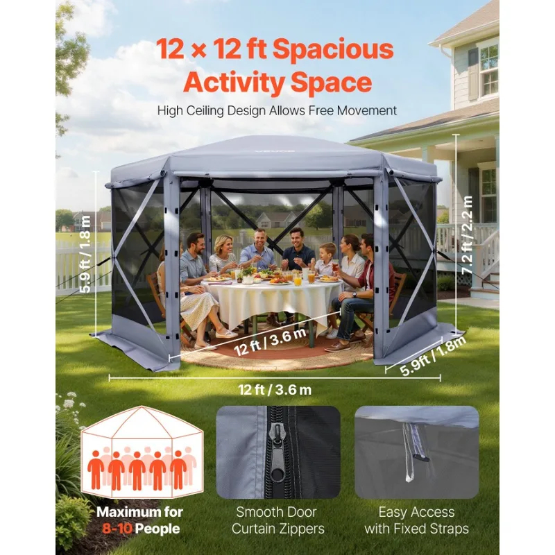 เต็นท์กันยุงแบบ 6 ด้าน ขนาด 12 - Screen Top Mesh บทวิจารณ์และราคา