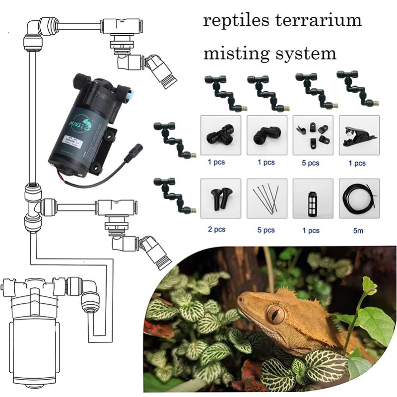 ระบบหมอกเครื่องทําความชื้นสัตว - Misting Nozzle Reptile บทวิจารณ์และราคา