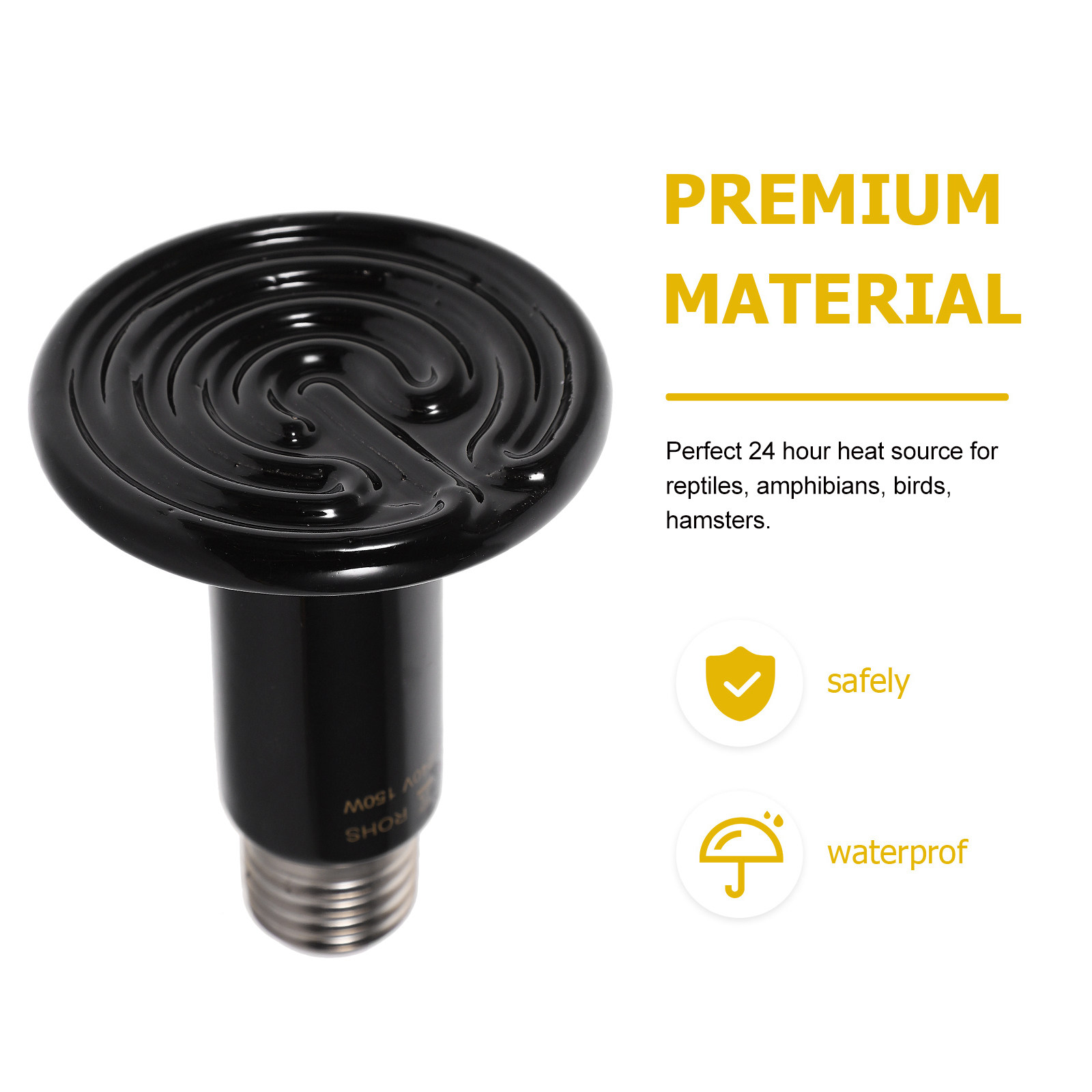 หลอดไฟเซรามิกแบบแข็ง 1 ชิ้น ให - Ceramic Heat Emitter บทวิจารณ์และราคา