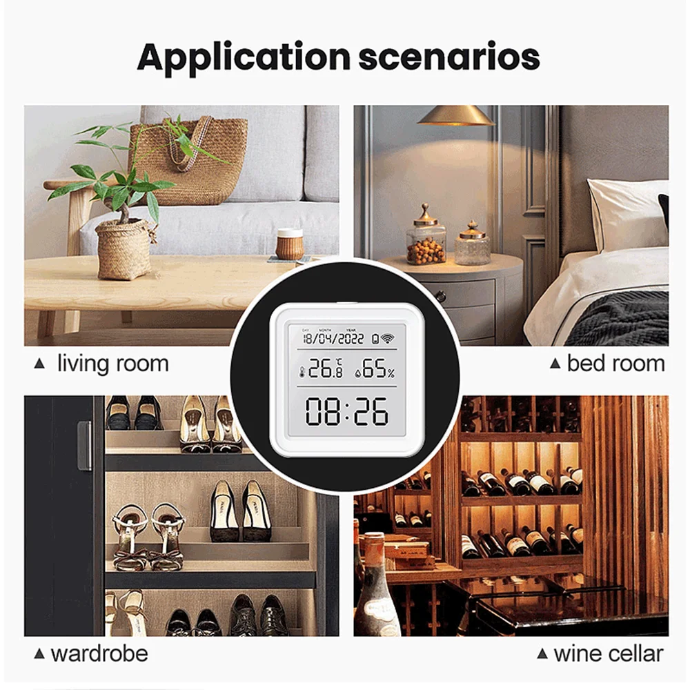 Tuya Zigbee WiFi อุณหภูมิความช - Digital Hygrometer Probe บทวิจารณ์และราคา