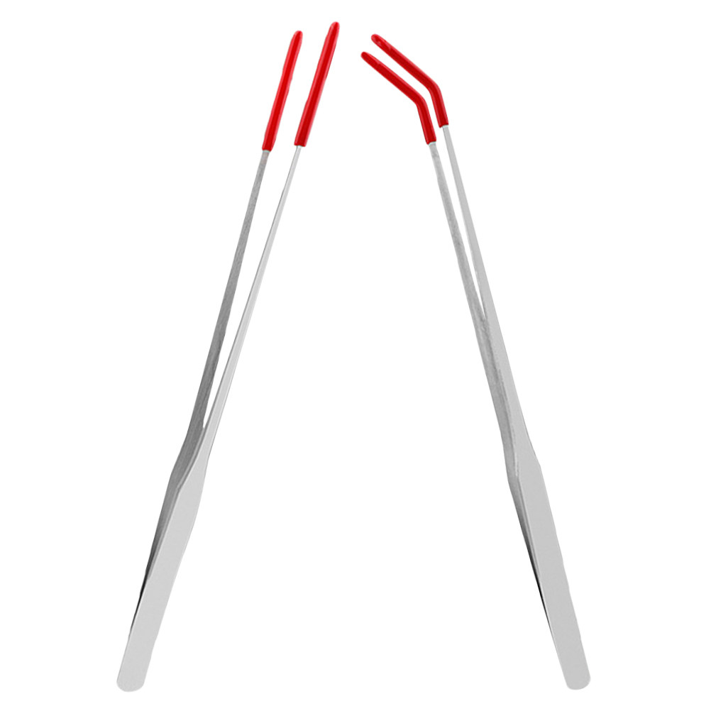 2 ชิ้น ที่คีบอาหารสัตว์เลี้ยงส - Feeding Tong Stainless บทวิจารณ์และราคา