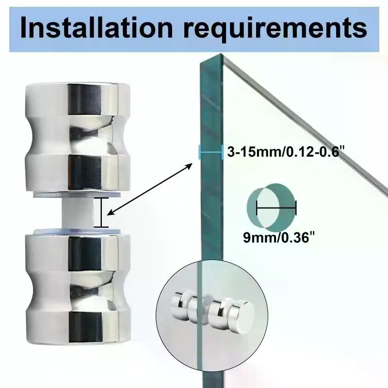 มือจับประตูกระจกห้องอาบน้ำแบบม - Glass Door Hinge บทวิจารณ์และราคา