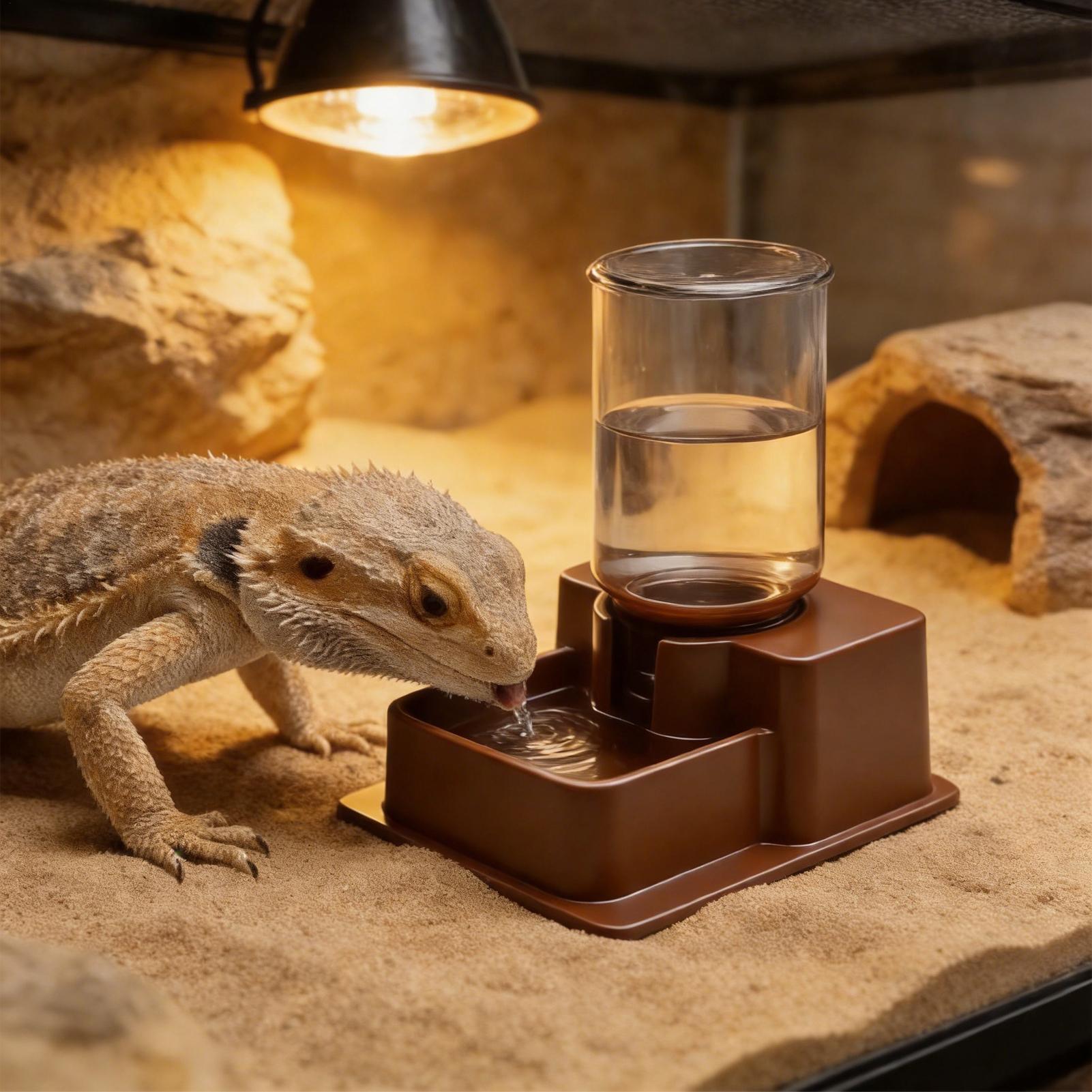 ภาชนะใส่น้ำอัตโนมัติสำหรับสัตว - Water Dish Reptile บทวิจารณ์และราคา