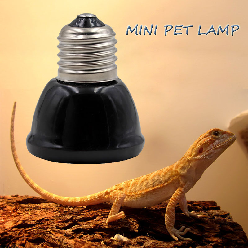 สีดํา Mini สัตว์เลี้ยงโคมไฟควา - Ceramic Heat Emitter บทวิจารณ์และราคา
