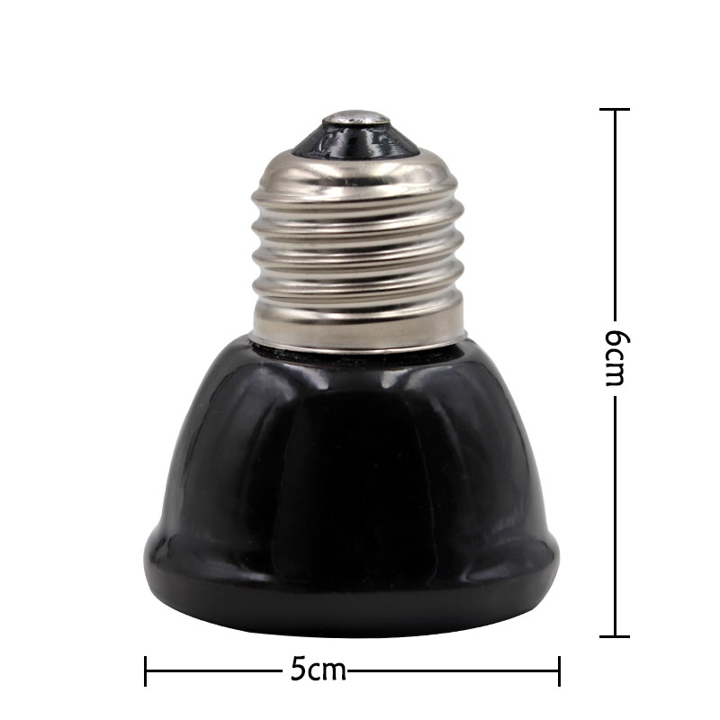 สีดํา Mini สัตว์เลี้ยงโคมไฟควา - Ceramic Heat Emitter บทวิจารณ์และราคา