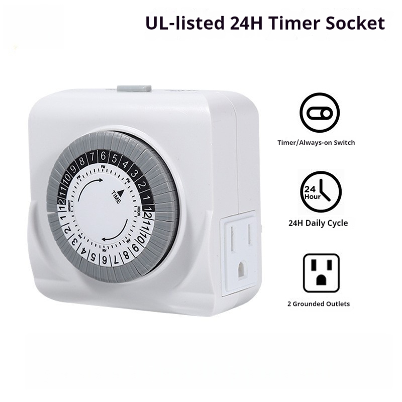 การรับรองมาตรฐาน US SPEC/PLUG  - Timer Dual Outlet บทวิจารณ์และราคา