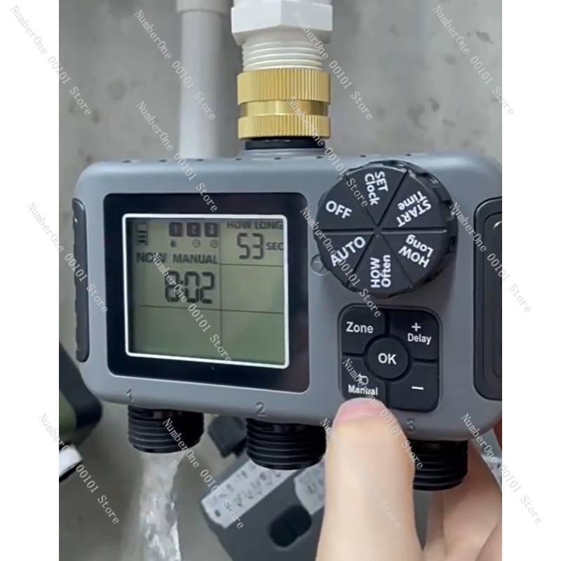 ตัวตั้งเวลาควบคุมการรดน้ำสวนอั - Timer Dual Outlet บทวิจารณ์และราคา