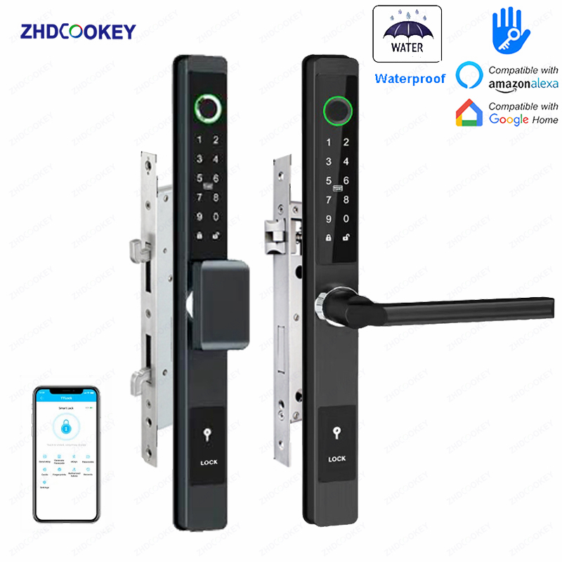 ZHDCOOKEY ล็อคประตูดิจิตอลไบโอ - Glass Door Hinge บทวิจารณ์และราคา