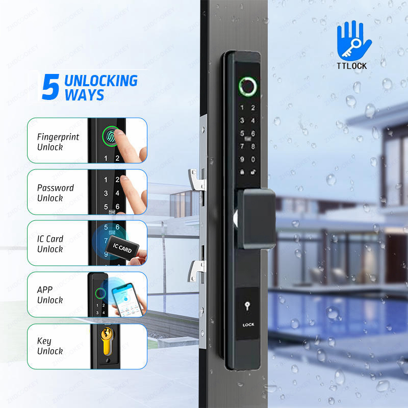 ZHDCOOKEY ล็อคประตูดิจิตอลไบโอ - Glass Door Hinge บทวิจารณ์และราคา
