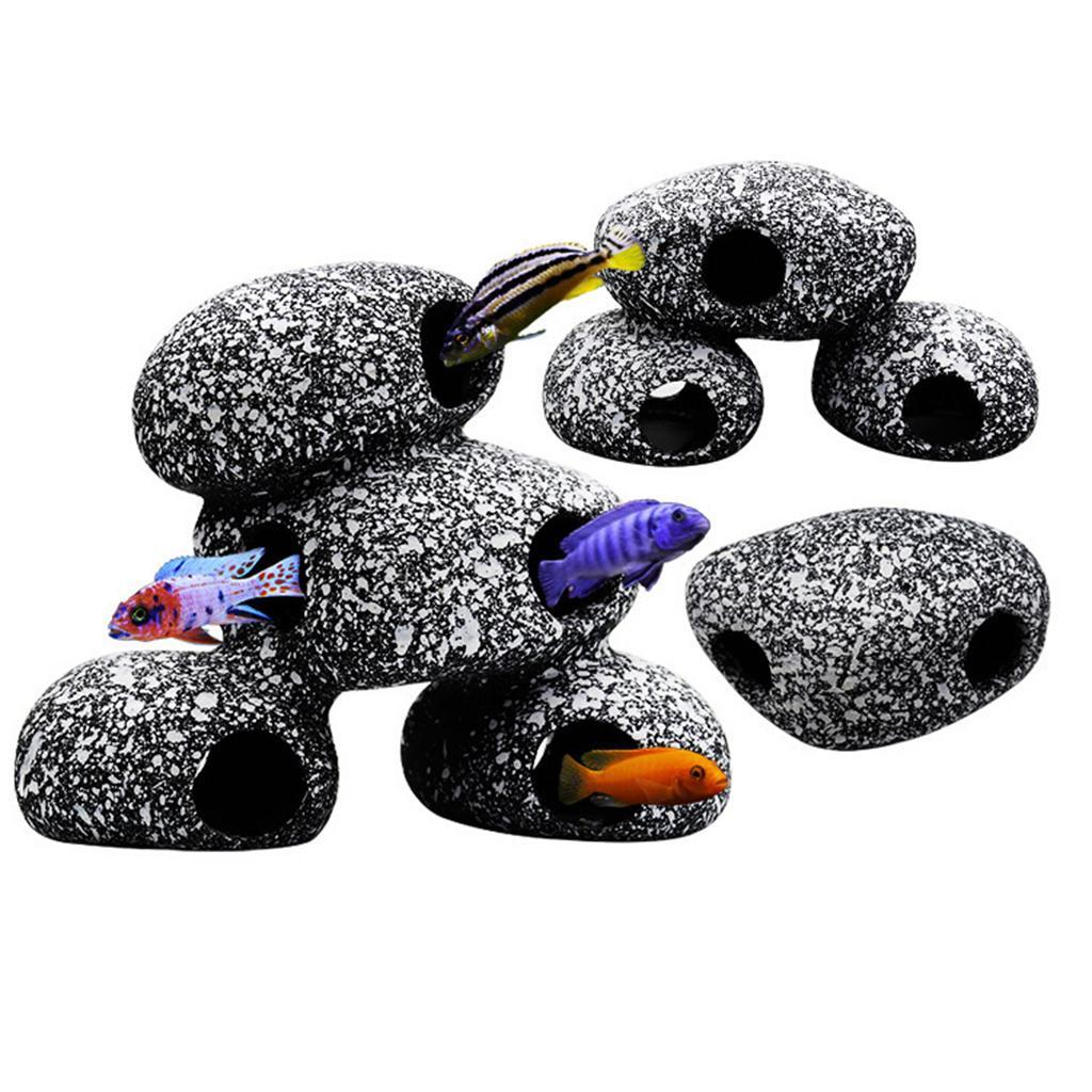 ถ้ำตกแต่งตู้ปลา สำหรับซ่อนตัวแ - Hide Cave Ceramic บทวิจารณ์และราคา