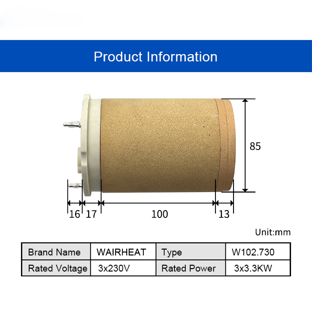 102.730 3*230V 3*3.3KW เครื่อง - Ceramic Heat Emitter บทวิจารณ์และราคา