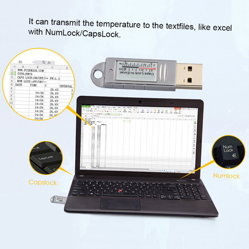 พีซีเซ็นเซอร์ เทอร์โมมิเตอร์ U - Digital Hygrometer Probe บทวิจารณ์และราคา
