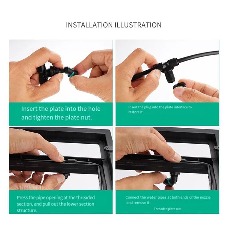 360 °   ระบบหัวฉีดสเปรย์ปรับได - Misting Nozzle Reptile บทวิจารณ์และราคา