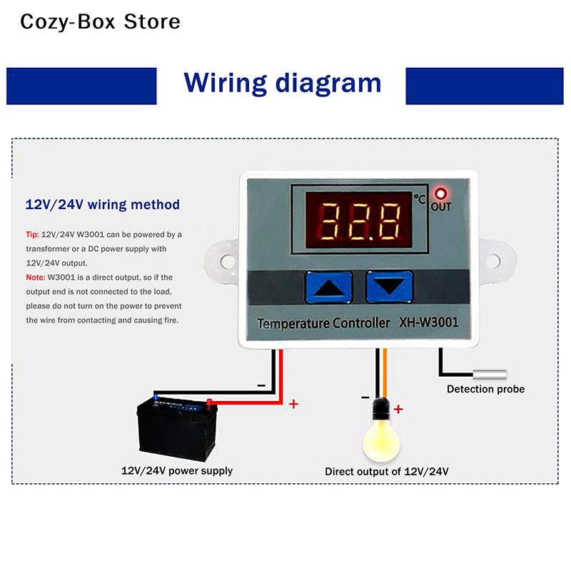[ZY]12V 24V 220V เครื่องควบคุม - Digital Hygrometer Probe บทวิจารณ์และราคา