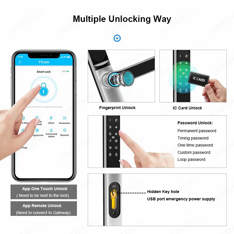 แอป ttlock ตัวล็อคประตูอลูมิเน - Glass Door Hinge บทวิจารณ์และราคา