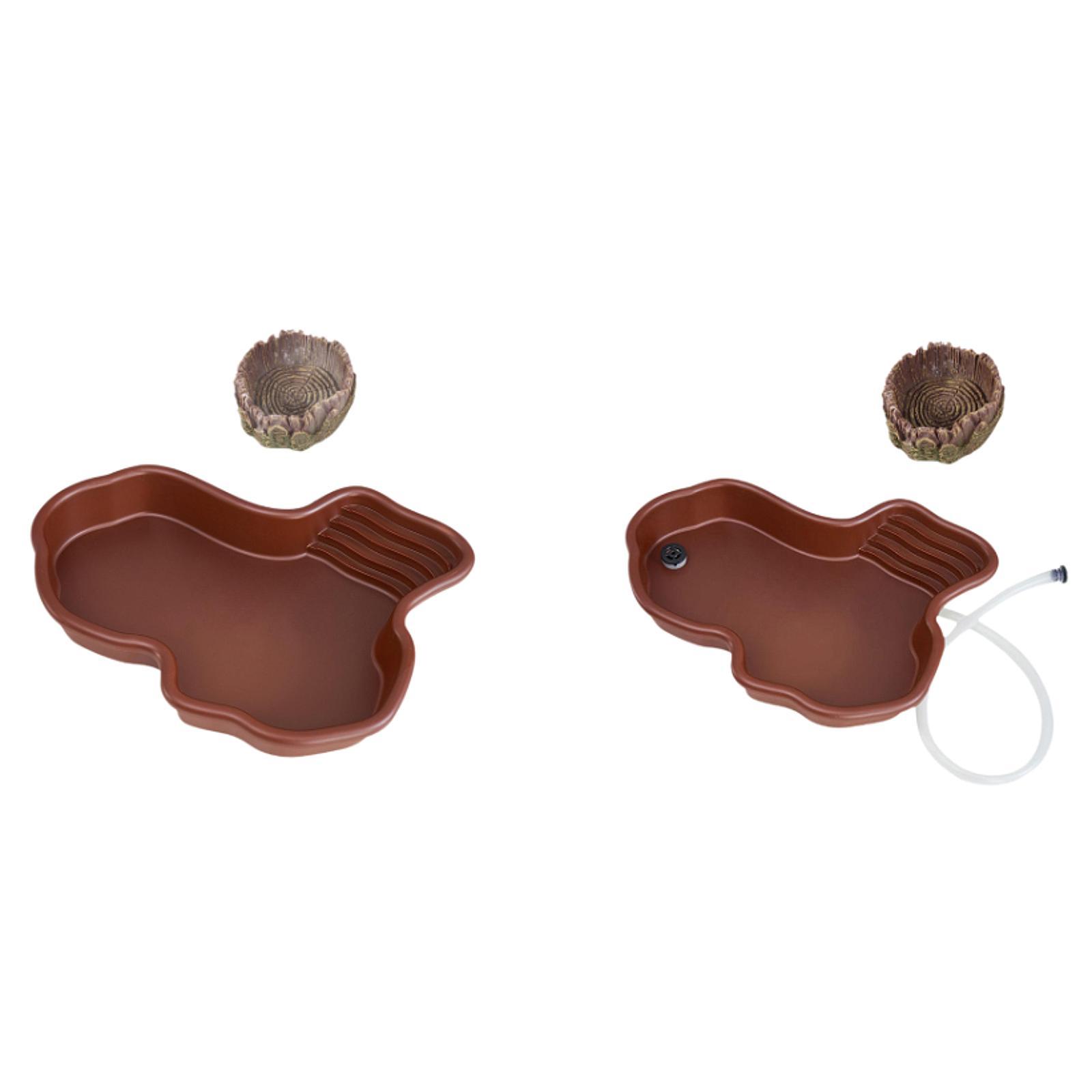 สัตว์เลื้อยคลานให้อาหารจานสัตว - Water Dish Reptile บทวิจารณ์และราคา