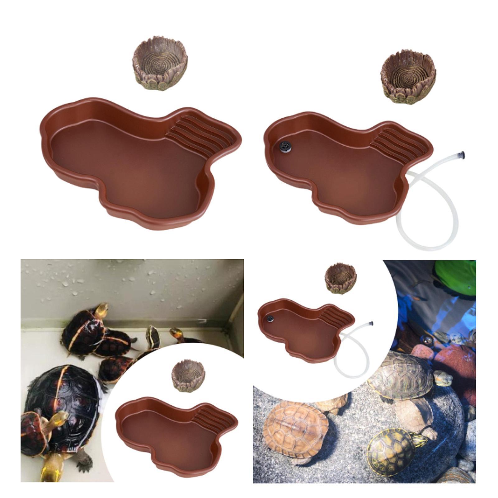สัตว์เลื้อยคลานให้อาหารจานสัตว - Water Dish Reptile บทวิจารณ์และราคา